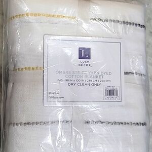 Lush Decor Ombre blanket/coverlet full/queen